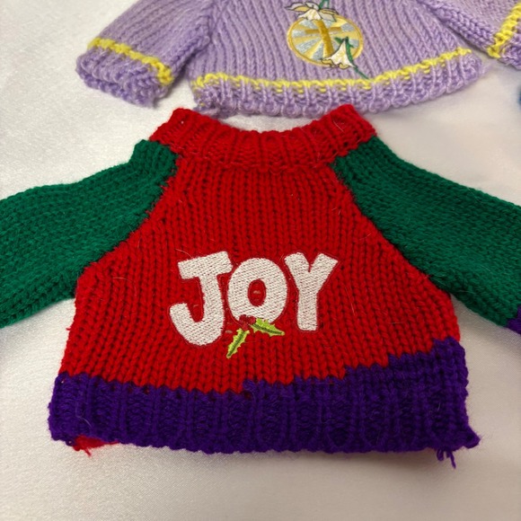Handknit Bear Doll Sweaters‎ All Occasions New - Picture 5 of 6